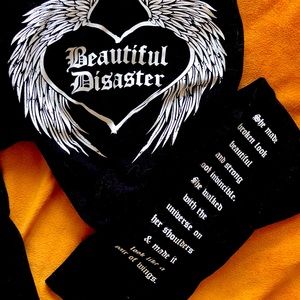 Beautiful Disaster “Angel” Leggings NEW